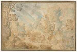 Mountain Landscape with Figures