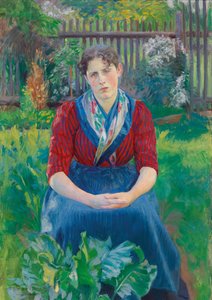 Country Girl from the Wachau by Anton Nowak