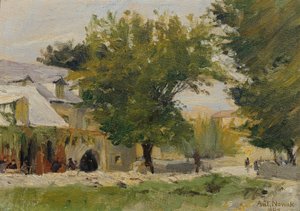 Inn in Salona on the Road to Glisse by Anton Nowak