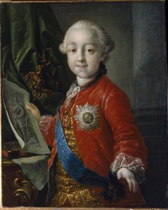 Portrait of the Grand Duke Pavel Petrovich as Child by Anton Pavlovich Losenko
