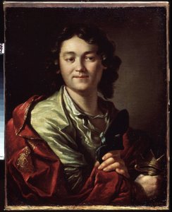 Portrait of F. Volkov, the Founder of the First Russian Theatre by Anton Pavlovich Losenko