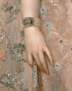 Marie-Louise de Parme, wife of her cousin by Anton Raphael (attr. to) Mengs