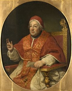 Portrait of Pope Clement XIII by Anton Raphael Mengs