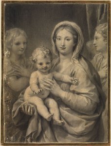 Madonna with Child and Two Angels by Anton Raphael Mengs