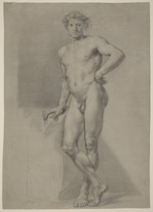 Male Nude Study by Anton Raphael Mengs