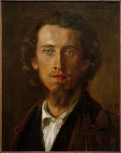 Portrait of Schwach by Anton Romako