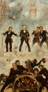 Tegetthoff in the Naval Battle of Lissa I by Anton Romako