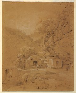Landscape View Between Naples and Salerno