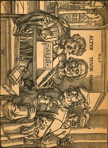 A rare woodcut by Anton Von Worms Anton Woensam