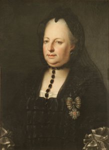 Maria Theresa Dressed in Mourning Clothes by Anton von Maron