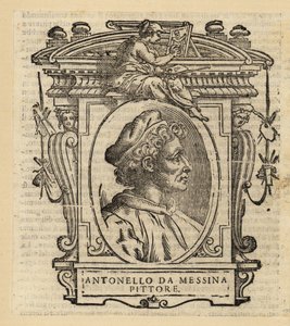 Portrait of Anthony of Messina by Antonello da (after) Messina