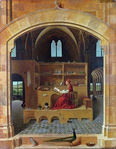 Saint Jerome in his Study by Antonello da Messina