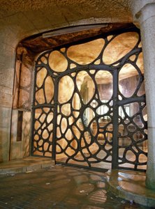La Casa Mila, La Pedrera, Passeig de Gracia in Barcelona (Spain). Architect Antoni Gaudi i Cornet (1852-1926) by Antoni Gaudi