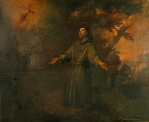 Saint Francis Receives the Stigmata by Antoni Viladomat Y Manalt