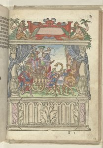 Allegorical Representation on the Stage at the End of the Steenweg, 1578