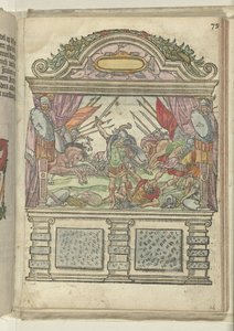 Allegorical Scene on the Stage at the Corner of the Grote Markt, 1578