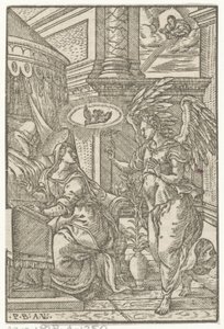 Annunciation by Antoni van Leest