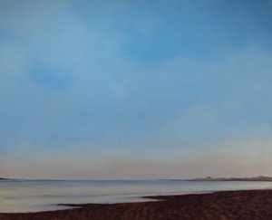 Instow Beach, Tide Going Out, c.2008 by Antonia Myatt
