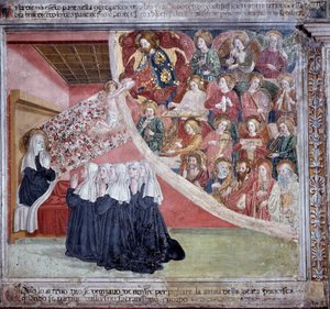 Life of St. Francesca Romana: The Death of the Saint After Having Said Vespers, 9 March 1440