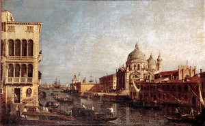 View of the Church of Salute in Venice by Giovanni Antonio Canal (1740-1750). Museo Correr, Venice by Antonio (studio of) Canaletto