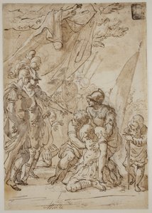 Alexander with the Body of Darius(?) by Antonio Balestra