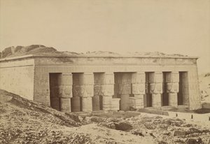 Dendera: Façade by Antonio Beato