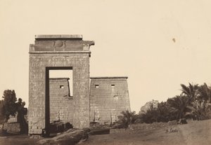 Karnak: Gate of Khonsu by Antonio Beato