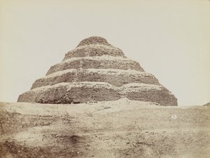 Pyramid at Saqqara, view from southeast of the Step Pyramid