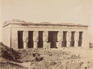 Temple of Dendera, c. 1870s-1880s by Antonio Beato