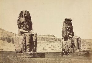 The Colossi of Memnon, Thebes