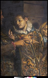 Empress Faustina Visiting St Catherine of Alexandria in Prison (detail)