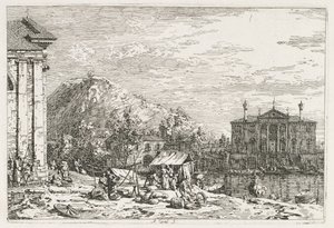 Views: A City Beyond a River by Antonio Canaletto