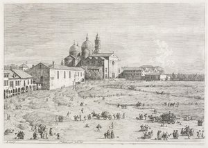 Church of Saint Justina in Prà della Valle, Padua by Antonio Canaletto