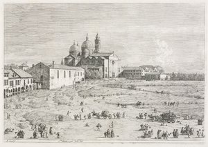 Views: Church of Saint Justina in Prà della Valle, Padua, 1735-1746 by Giovanni Antonio Canal
