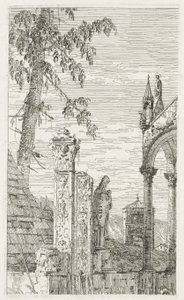 Views: Fragments of Sculpture by Antonio Canaletto