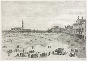Views: Prà della Valle, Padua by Antonio Canaletto