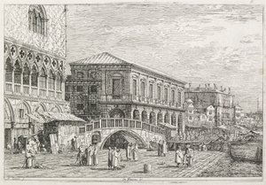 Views: The Prison, Venice by Antonio Canaletto