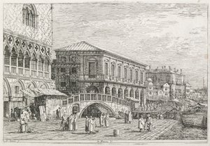 Views: The Prison, Venice by Giovanni Antonio Canal