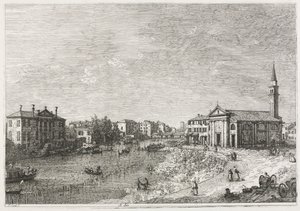 View of Dolo, A Town on the Brenta, West of Venice by Antonio Canaletto