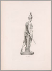 Ettore, Side View, from Oeuvre de Canova by Antonio Canova