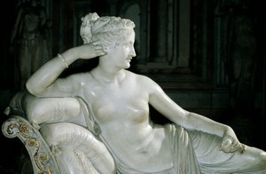 Paolina Borghese as Venus Victrix by Antonio Canova