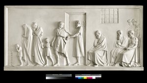 Socrates Leaving His Family by Antonio Canova
