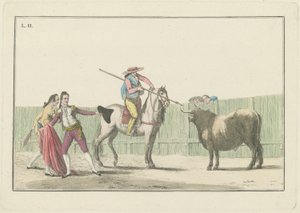 Plate II, from the series Collection of the Main Actions in a Bullfight