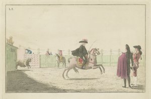 Plate I, from the Series Collection of the Main Actions in a Bullfight by Antonio Carnicero