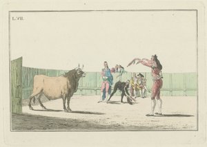 Plate VII, from the series Collection of the Main Actions in a Bullfight by Antonio Carnicero