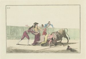 Plate V, from the Series Collection of the Main Actions in a Bullfight