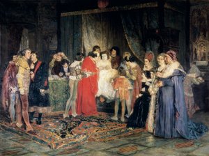 Death of Ferdinand I by Antonio Casanova y Estorach