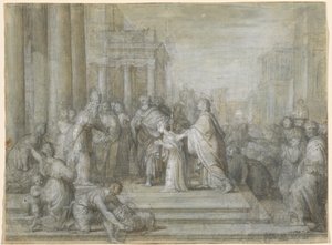 The Presentation of the Virgin in the Temple by Antonio Cavallucci