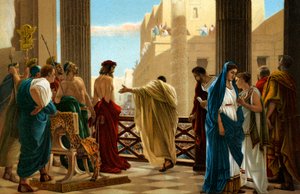 Ecce Homo, after painting by Antonio Ciseri