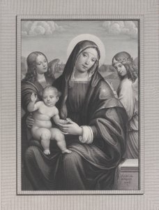 Madonna and Child with Angels by Antonio Dalco